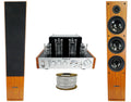 BluTube Bluetooth Rockville Tube Receiver WD + Speakers Amplifier/Home (2) Tower