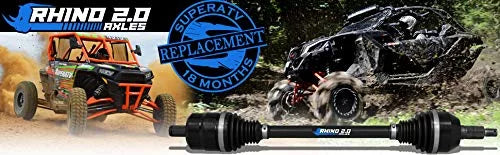 Axle Rhino Left Duty Kawasaki Front for Stock|AX-4-88-FL-0-DT SuperATV Teryx 1000|1 KRX 2020+ Heavy FRONT 2.0 Than LEFT Axle|Stronger