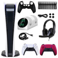 Digital Controller Accessories Sony PlayStation PlayStation Kit with and Version) Console 5 (PS5, Extra Red Dualsense Digital