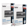Canon for VIV-CB-E6 Vivitar LP-E6 Pcs Replacement Battery Two