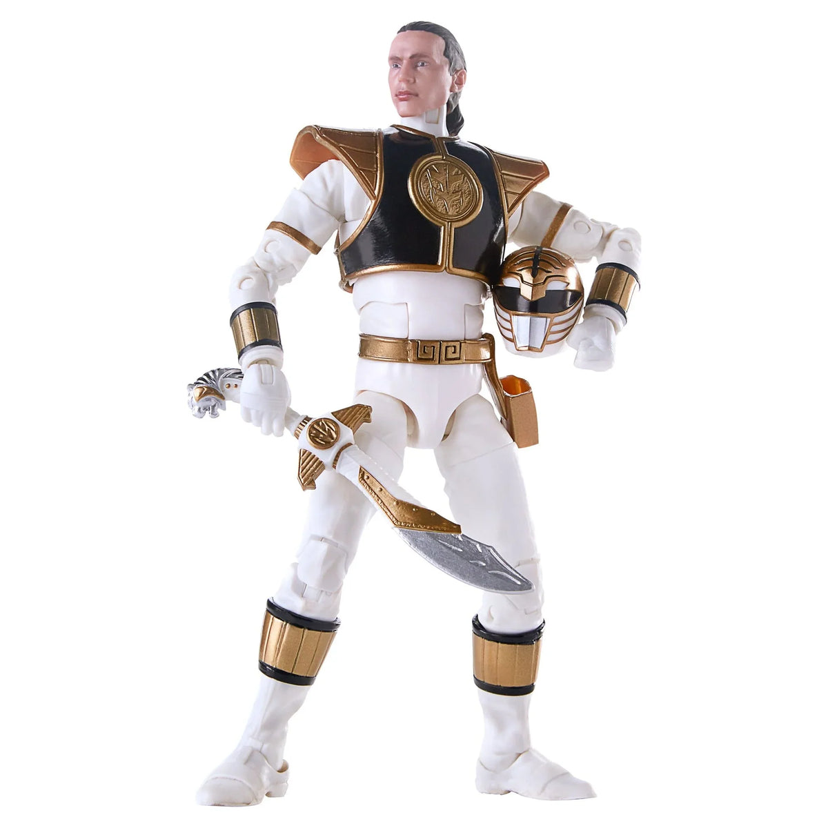 6-inch Morphin White Rangers Lightning Ranger Mighty Collection Power Figure