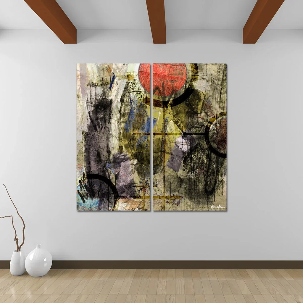 Art Abstract XXXII' Ready2HangArt Set 'Bueno Canvas 2-Pc Exchange