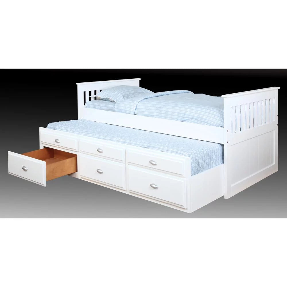 White Logans Bed- Captain'S Bernards