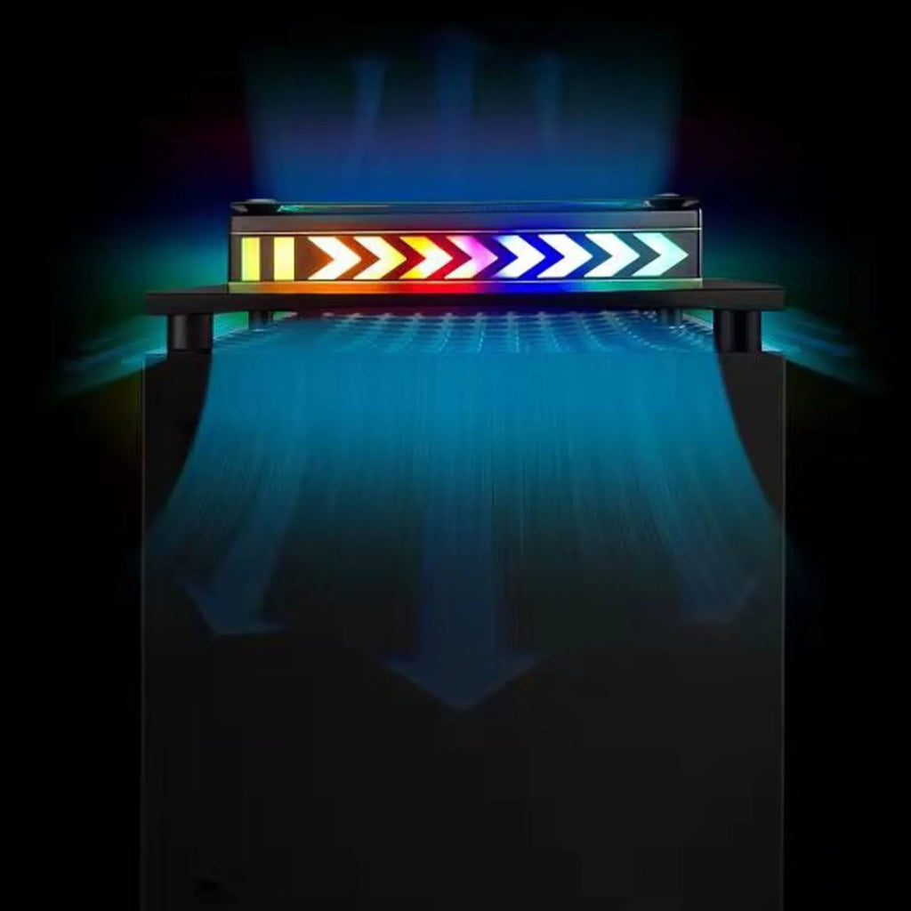 OFOCASE Filter LED setup Series Noise Dust with for Top X Fan Cooler Black Fan Light Cooling with Low Xbox