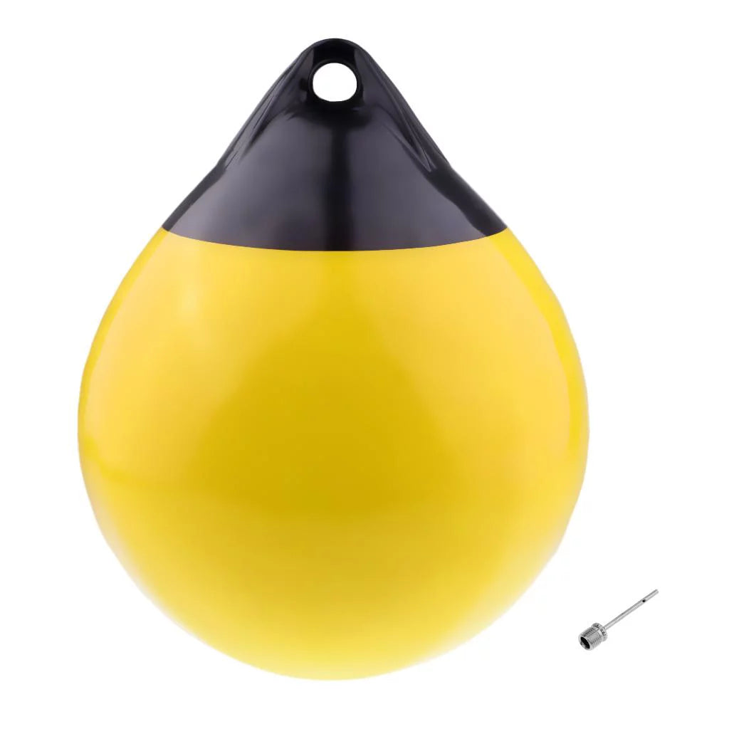 , Yellow Mooring air-filled Buoy Boat Diameter.12 Buoy