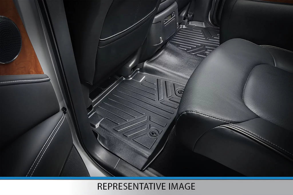 All Set Weather 3 Chrysler Black Mats 2017-21 Pacifica Rows Smartliner Floor for