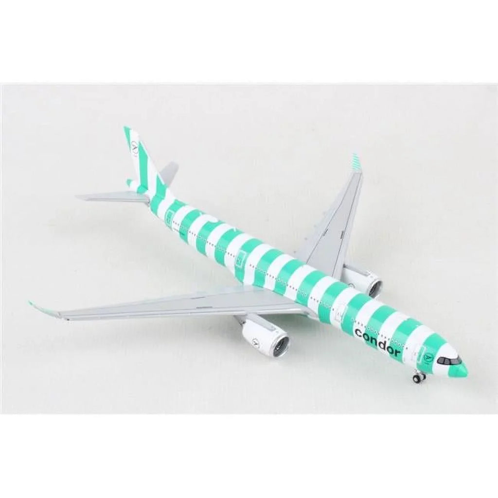 White by design Aircraft Airbus Stripes A330-900 Airlines" Airplane Diecast 1/400 and "Condor Green Commercial GeminiJets