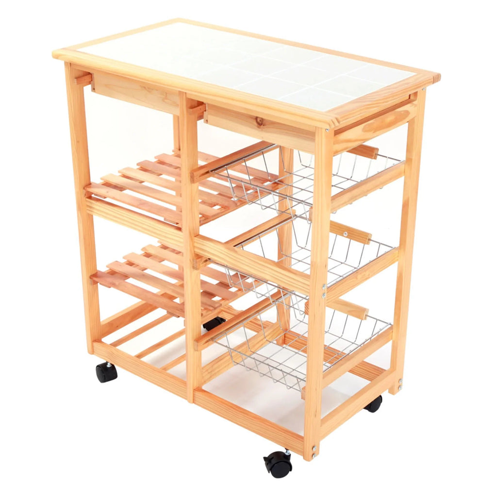 Large Commodity Cars Household Seyurigaoka Rack, Capacity Shelf Dining Storage