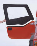 Skins (For RealTruck 1997-2006 Doors) Factory Soft Door Diamond For by Upper Jeep Wrangler Black 89735 Rampage Replacement TJ,