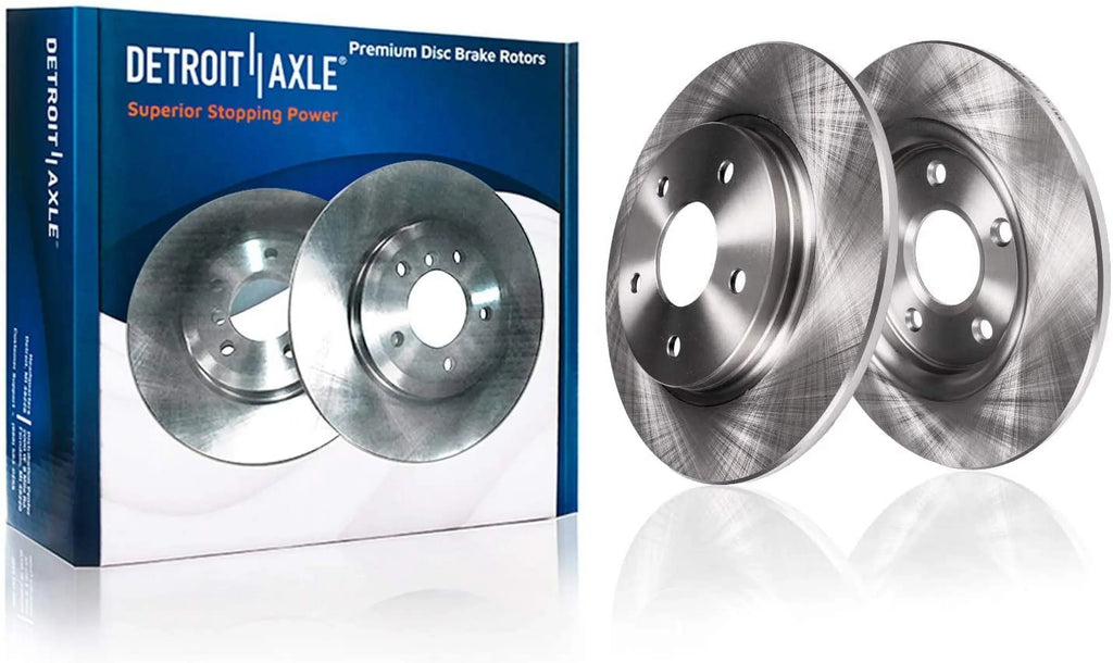 Detroit C/V 328mm Grand for Replacement 30pc Front Disc Caravan Axle Ram Country Town Nuts - Lug +20pc Rotors & Set - Pads Brake Routan 330mm Rear
