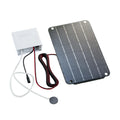 Air Powered Pump Pond Oxygenator Air Solar Pump,Aquarium Aerator Hydroponics Silent Pump Eco Solar Solar Pond for Friendly,6V simhoa