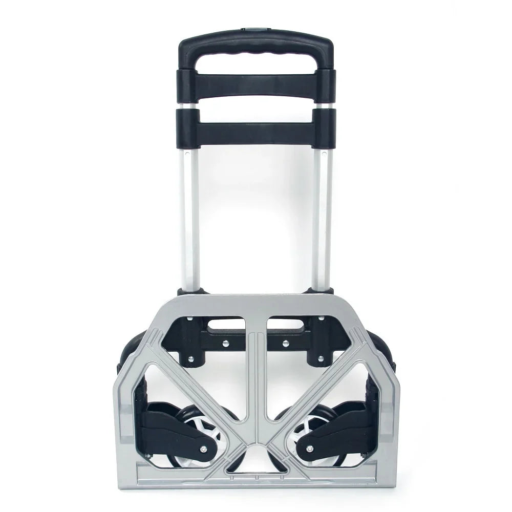Foldable Trolley, Luggage, Carry Telescopic with Portable Black Rod, for GoDecor