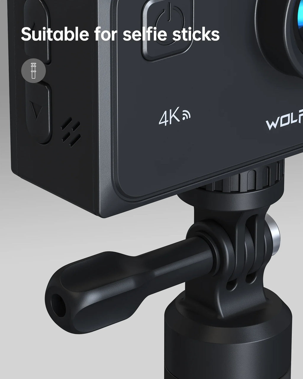Vlog 4K 170° Sport Touch Action 60FPS Camera 40M Angle Screen Underwater WF EIS Control Cam Camera 24MP Waterproof Wide with Camera Remote