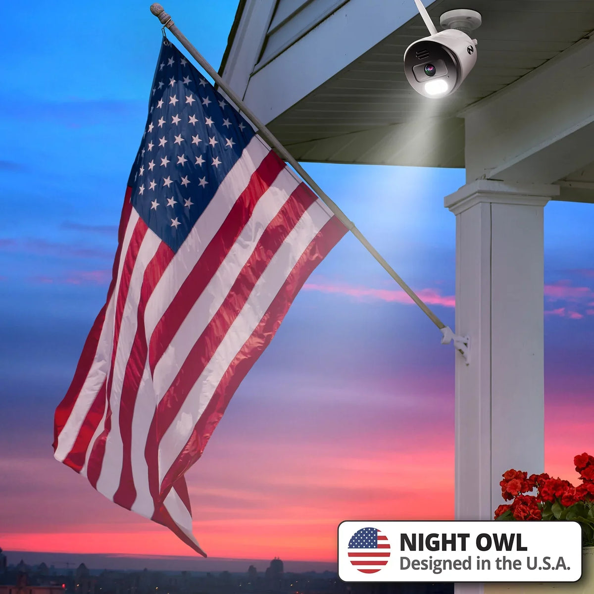 Owl 4K Wi-Fi Audio 2-Way IP HD Camera with Night