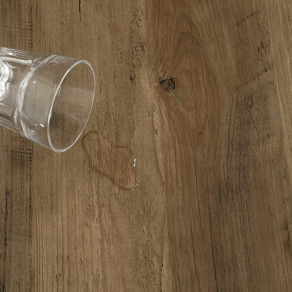 Industrial Modern Table, Acacia Mezzy Coffee Brown