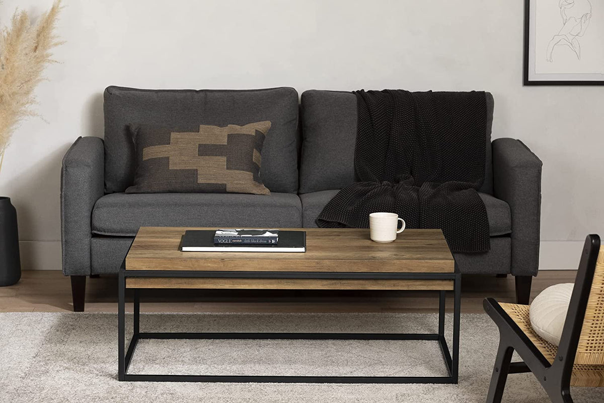 Industrial Modern Table, Acacia Mezzy Coffee Brown