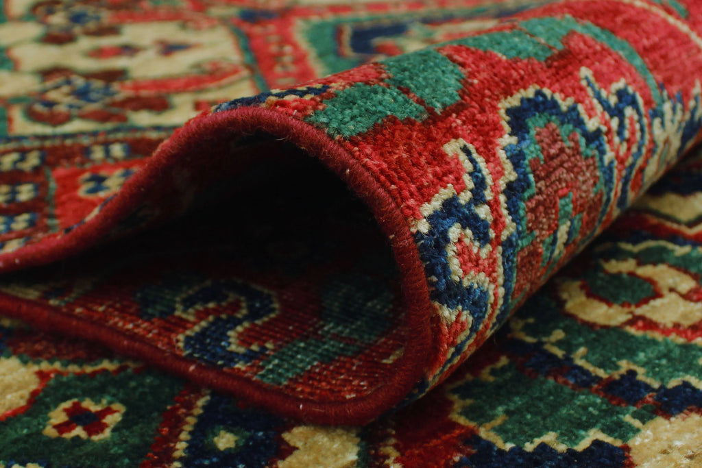 Aria Red/Blue Reggie x 9'10" Rug, 7'11"