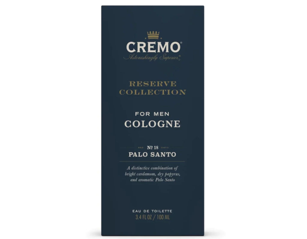 18 Oz. Men Cremo Santo, Cologne Fl. Collection 3.4 For Reserve Palo No.