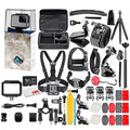 64GB 10MP with Sd Loaded White Screen, - Card Fully Camera Photos, GoPro Micro - with Kit and Touch HERO7 Full 50 Bundle Action Accessory Piece and HD Video, Waterproof - Stabilization