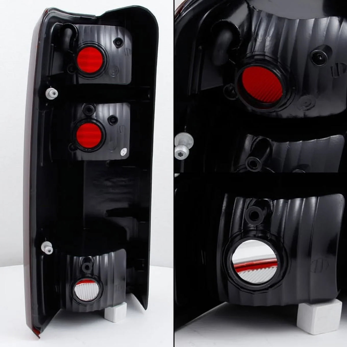 Nitro Black 2007-2012 + LED Tail Red Lights CCFL AKKON - For Halo Dual Combo Signal Dark Headlights Projector