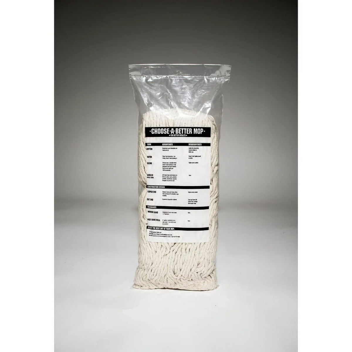 6 Cotton of 16 Bagged Case Cut End and 32 Brooms Yarn Mops Ply # Elite