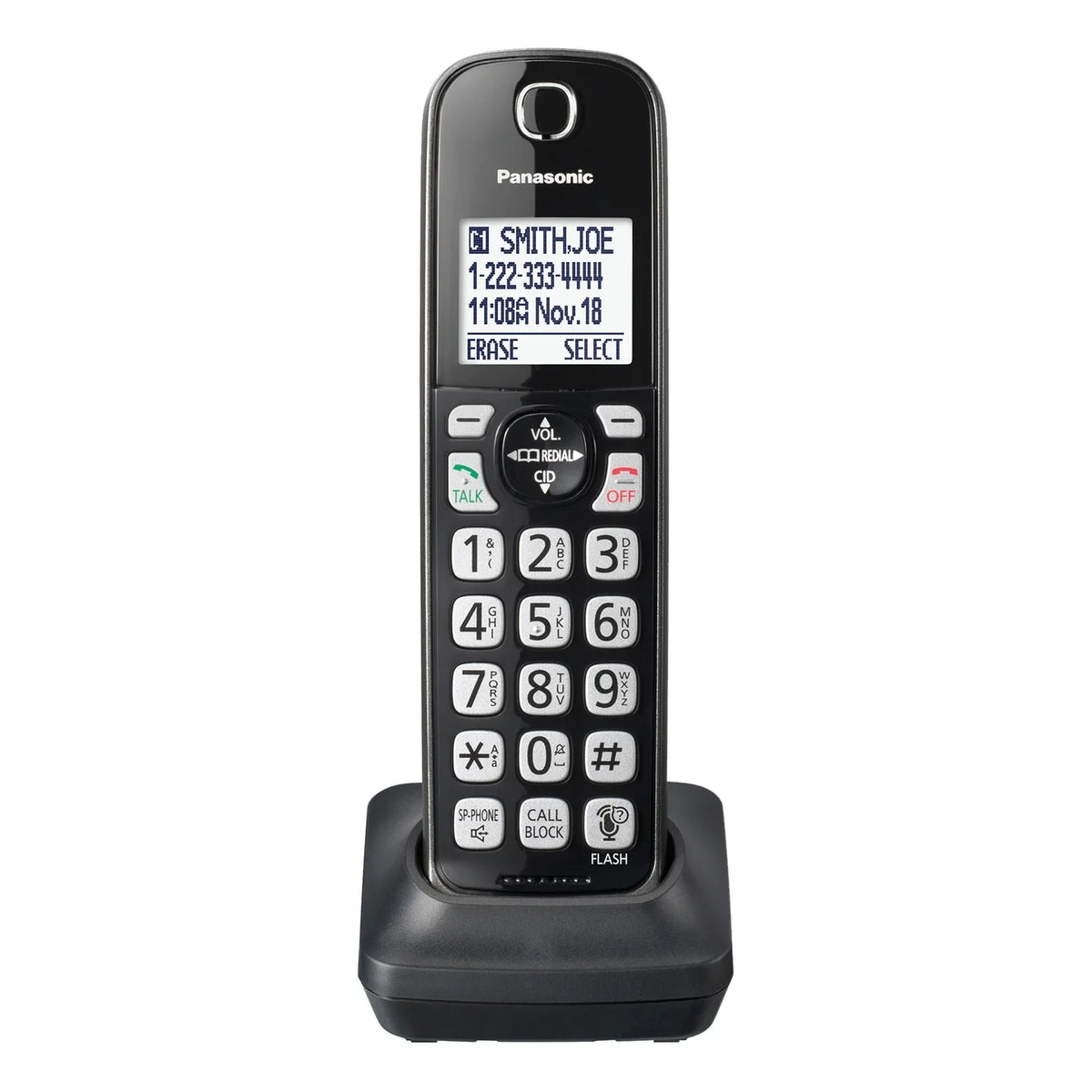 Handset, KX-TGD66x Panasonic Accessory Phone KX-TGDA66M Cordless