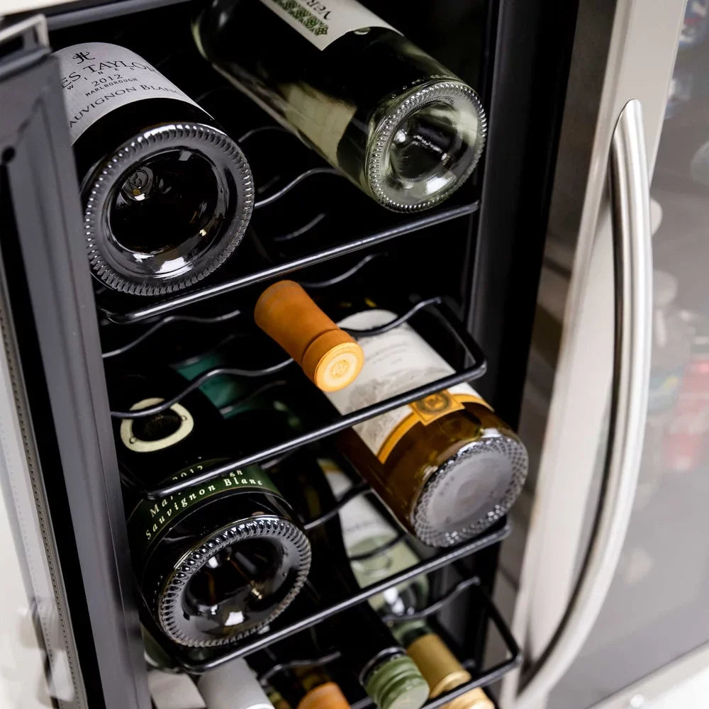 Beverage Wine Avanti & Steel Cooler Stainless / Dual-Zone 19 Center WBV19DZ Can Bottle 66