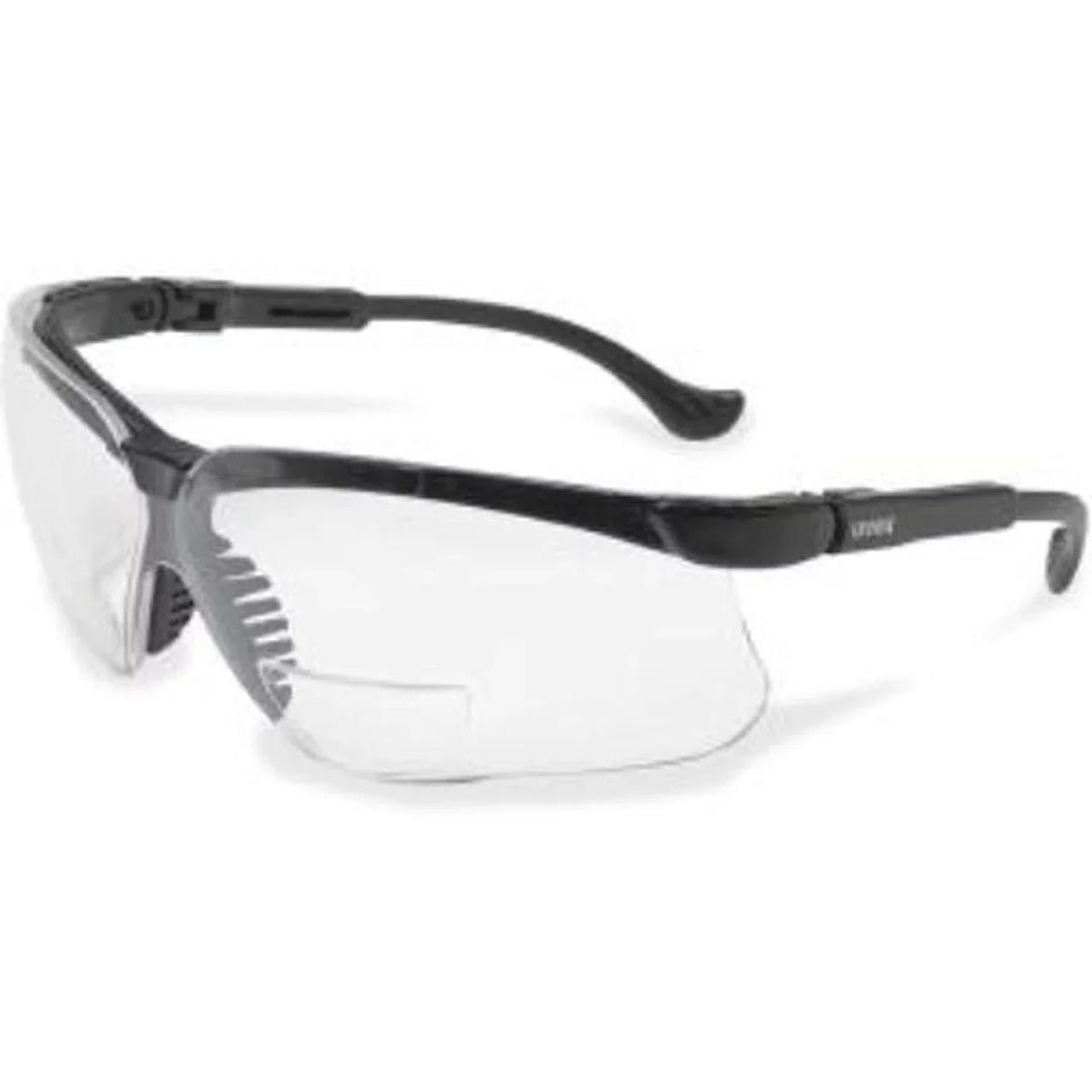 1each Magnifier - (s3763) Black Genesis Uvex Readers - Clear, 2.5