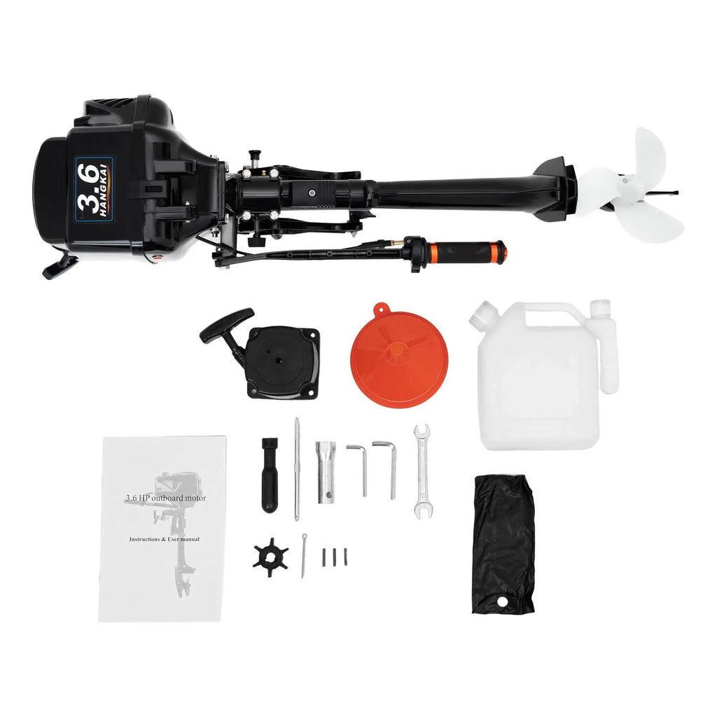 WUZSTAR Motor 2 Fishing Motor,Trolling Stroke Aquaculture Boat Adventure Outboard for Engine Outdoor 3.6HP Boat