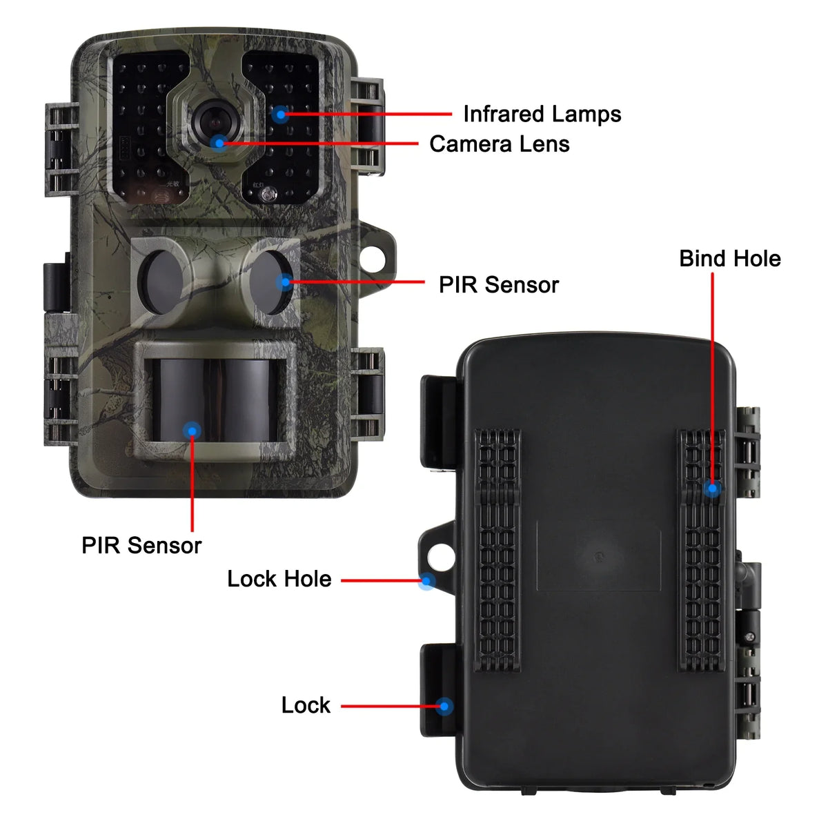 Wildlife Sensors Trigger Inch Supports PIR Color TFT 4K Time GoolRC Tracking Infrared Activated 0.5s Screen with Waterproof 2.0 Trail Motion IP66 16MP
