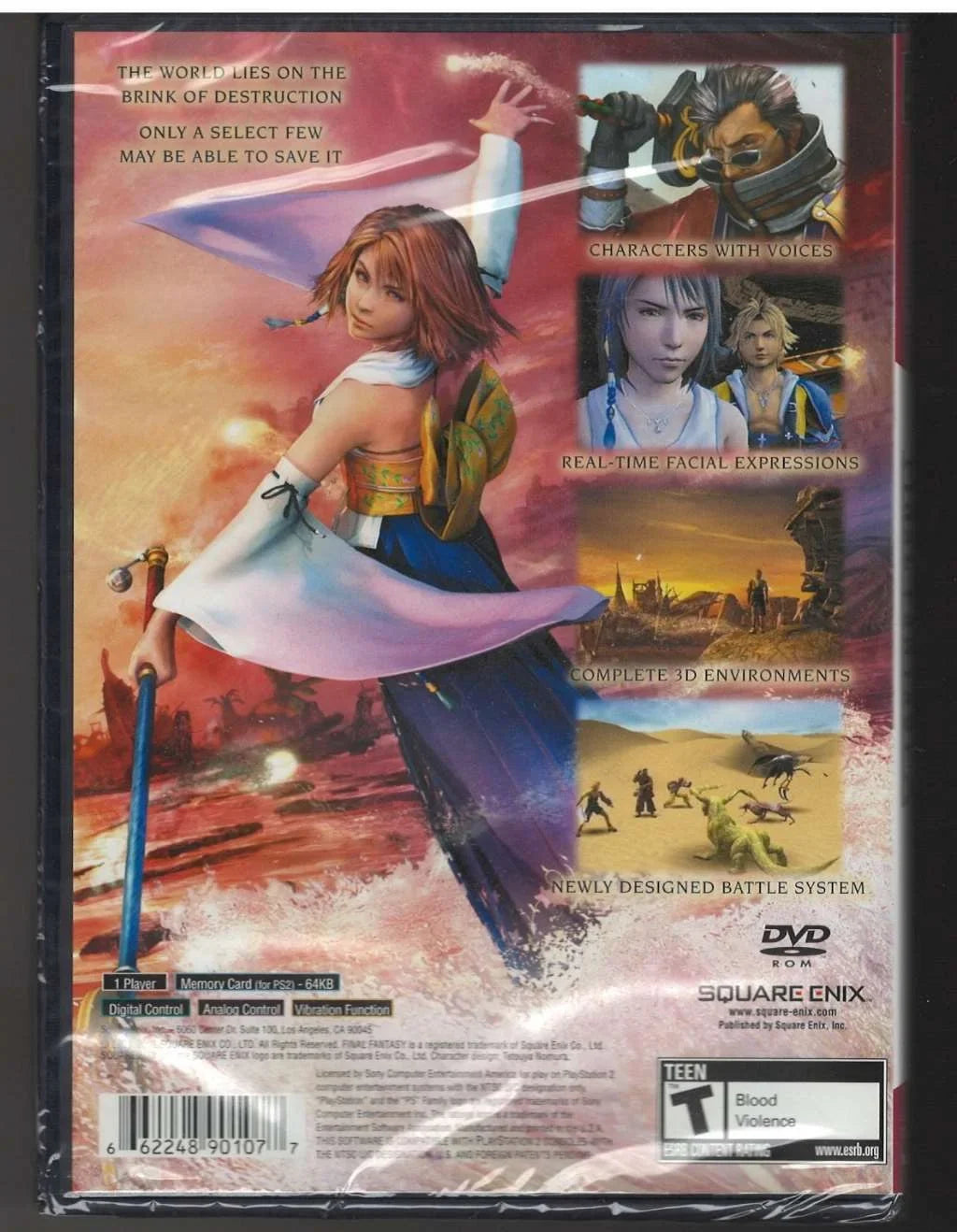 US (Greatest X PS2 (Brand Sealed Hits) Version) New Final Fantasy Factory Playst