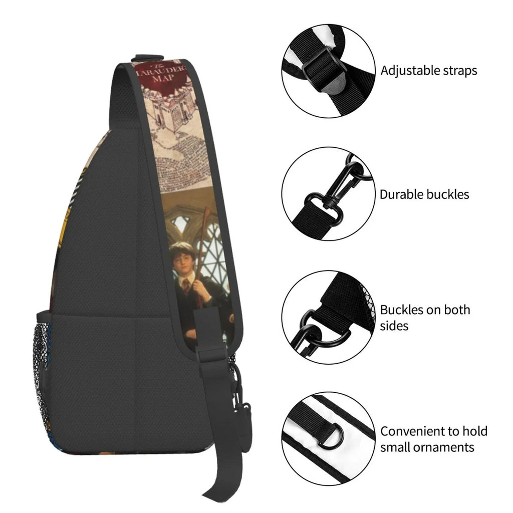 Sling Adults Chest Teen Logo Bag Backpack Men Bags Daypack Potter Harry Diagonally Women Crossbody Travel For