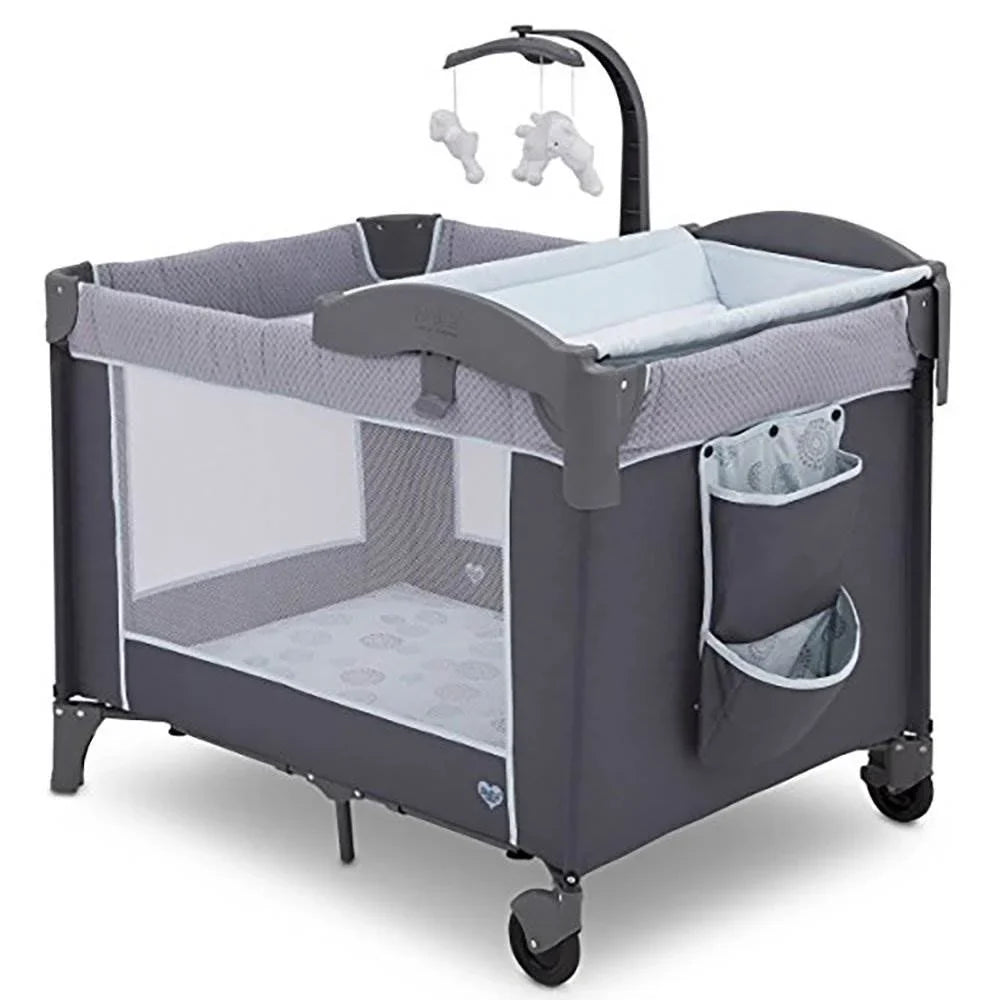 Changing Bassinet Removable Yard Deluxe Portable LX Table, Play Delta Children Baby and With Eclipse