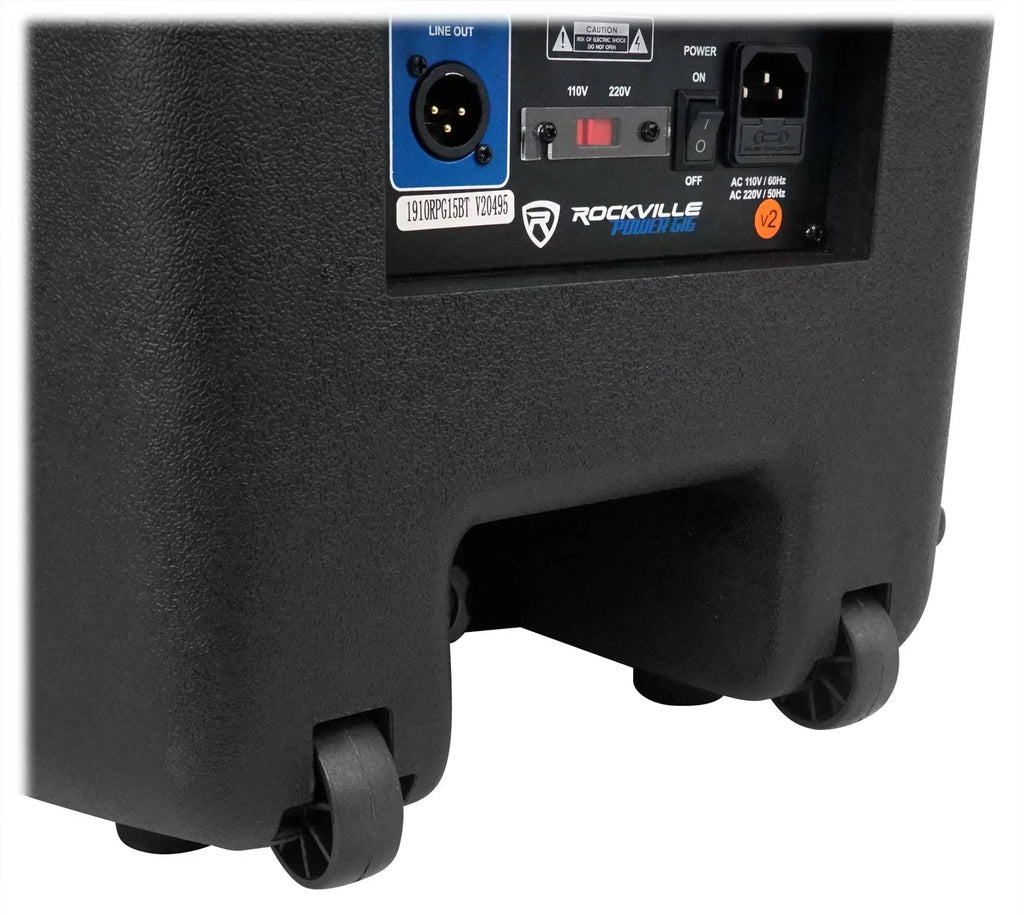 Church Mic Speaker 15" Sound setup Rockville Headset Sermons, Speeches w/ For