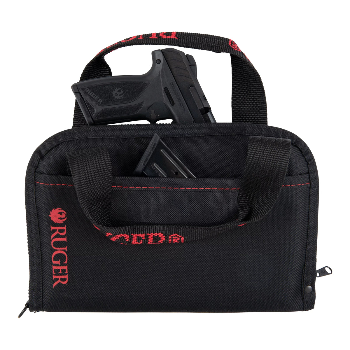 Gun Ruger Black, Handgun In with Polyester, Case Tote 3645 Pocket, 11 design