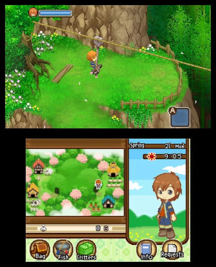 3DS Harvest Two of Tale - Nintendo Towns Moon: