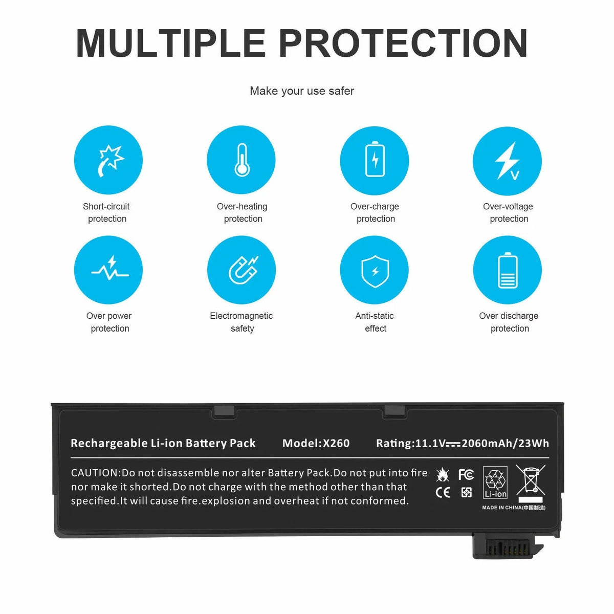 T450s for ThinkPad 121500146 121500147 T440S / Battery 68+ X240 X250 X260 T440