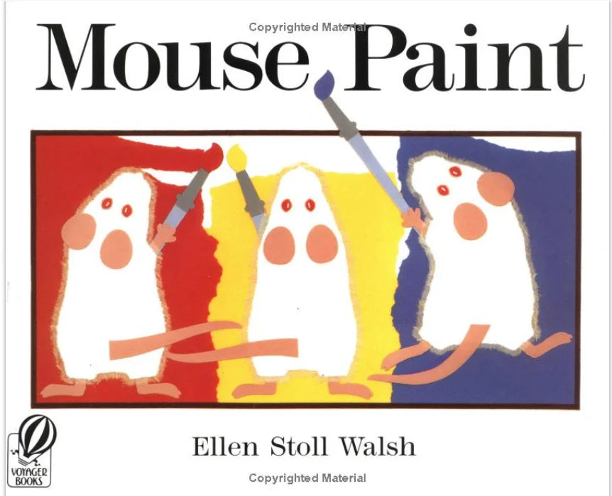 the them! three and Shapes that shapes color Paint, by Count, with Stoll mixing, Collection) (Hardcover Mouse Mouse about mice learn 123s Mouse Ellen colors, animals and Walsh chase