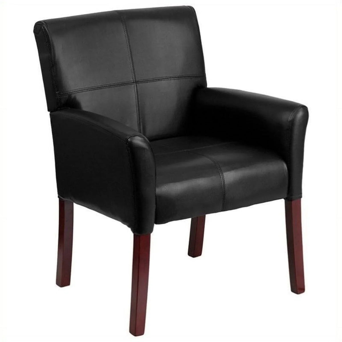 Black with Chair Legs in Lane Executive Kingfisher Mahogany Guest Side