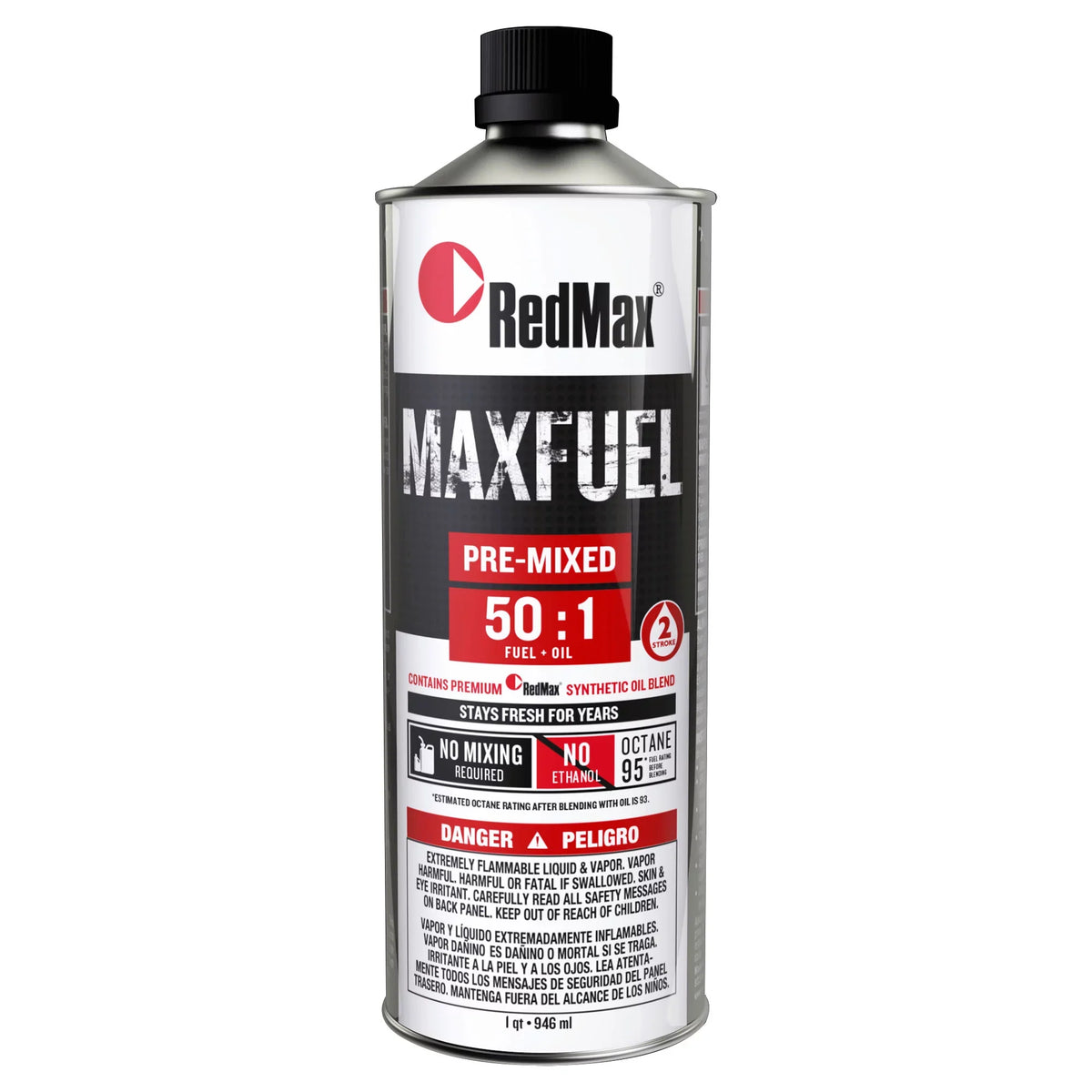 581158801 Fuel 50:1 18 Pack Oil Quart Octane 2-Cycle Pre-Mixed 94 RedMax Engine