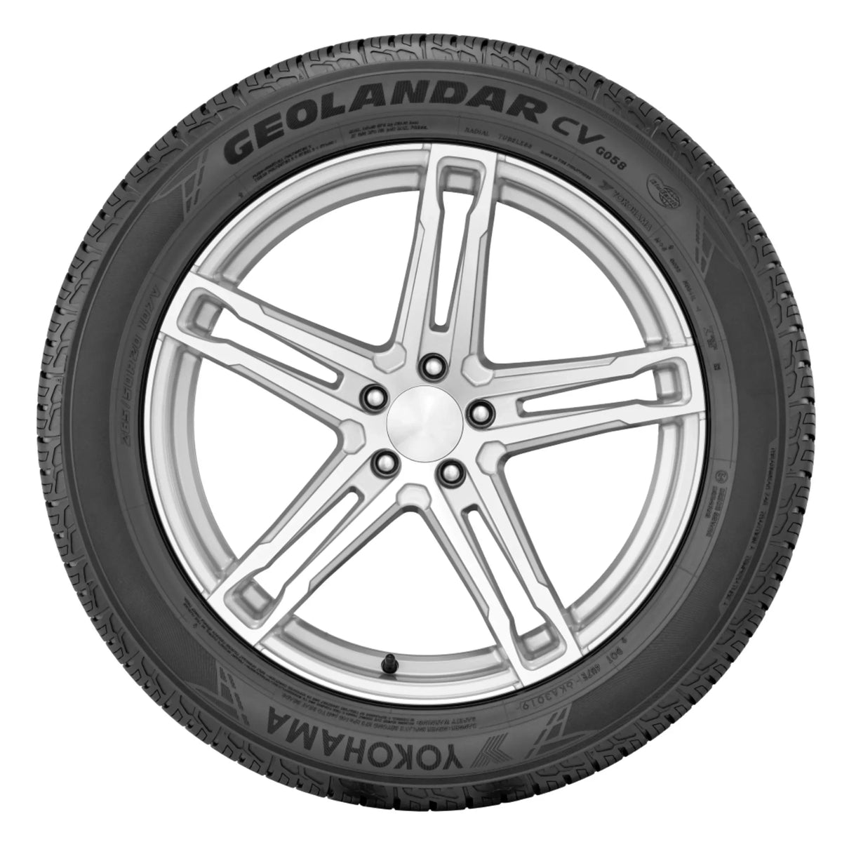 XL 255/55R20 CV All Weather Geolandar Yokohama SUV/Crossover Tire 110V 4S