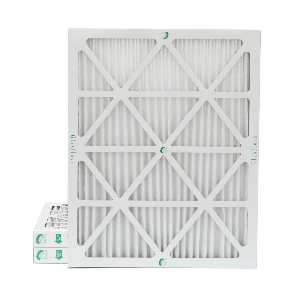 Inch Actual 23-1/2 of 1-3/4 Size: 13 by 2" Pleated x MERV Pack Filters 18x24x2 Glasfloss. 3 x 17-1/2 Air