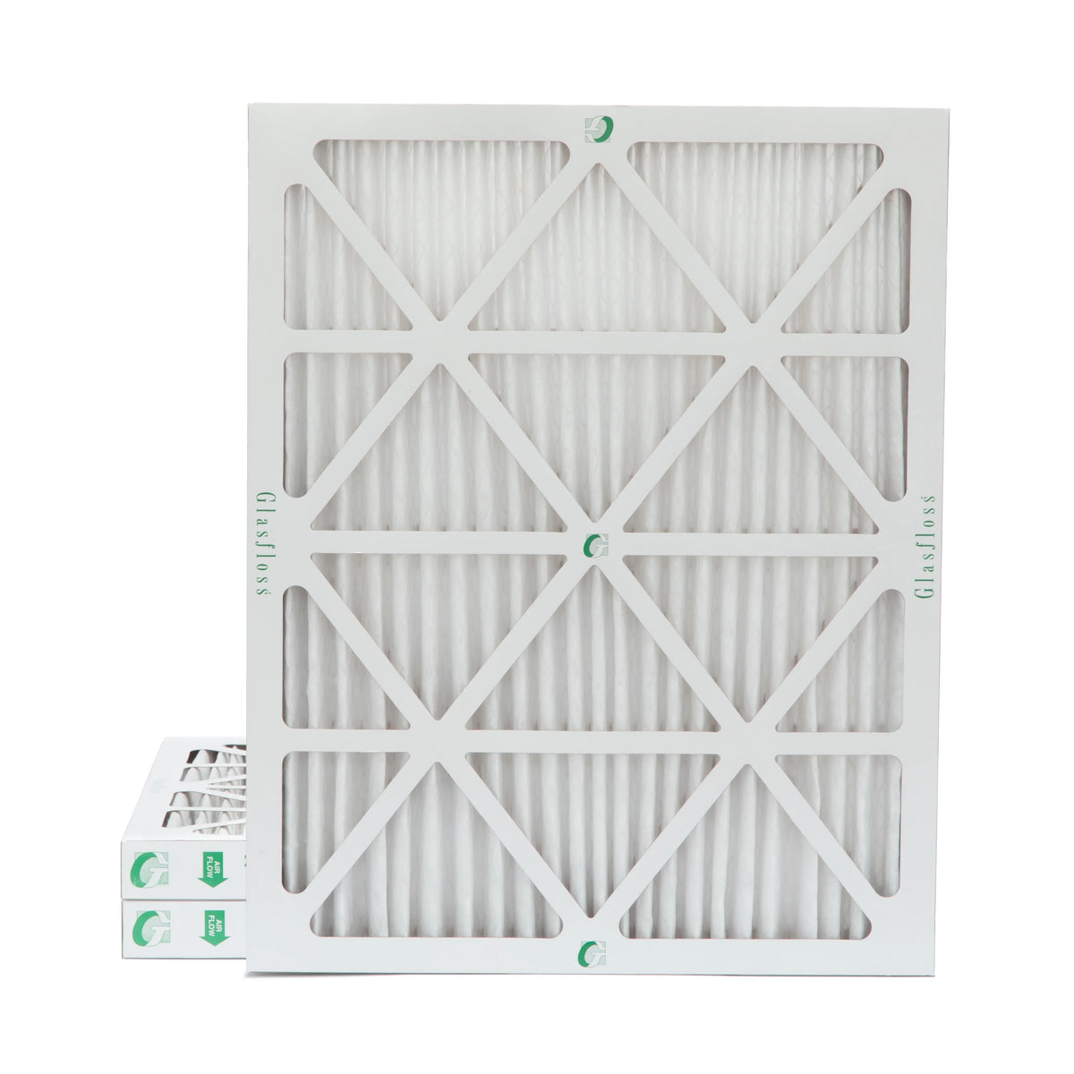 Inch Actual 23-1/2 of 1-3/4 Size: 13 by 2" Pleated x MERV Pack Filters 18x24x2 Glasfloss. 3 x 17-1/2 Air