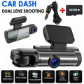 Vision Camera Xhy Motion Driving Recorder HD or Dash Car 1080P Lens Inside G-Sensor, Dual Cam Detection Video Front Night DVR
