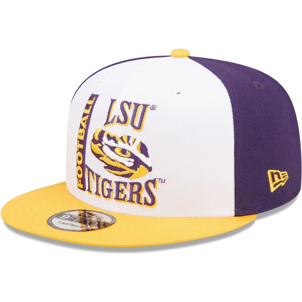 Retro - Hat Sport Era New Snapback 9FIFTY Tigers LSU OSFA White/Purple Men's