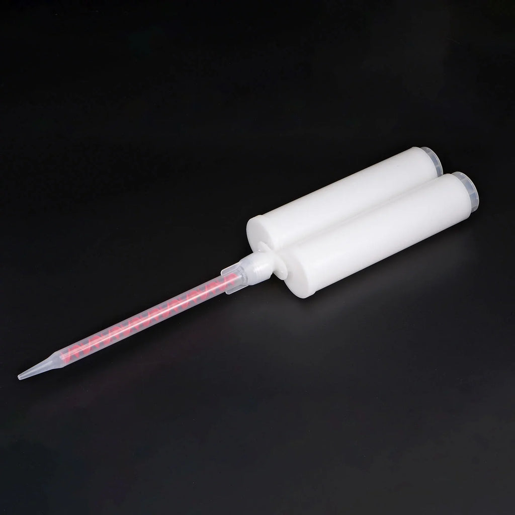 1:1 2Pack Gun with for Plastic Cartridge Uxcell Dual Tube Mixing Epoxy 400ml/13.5oz Adhesive Cartridge, Glue