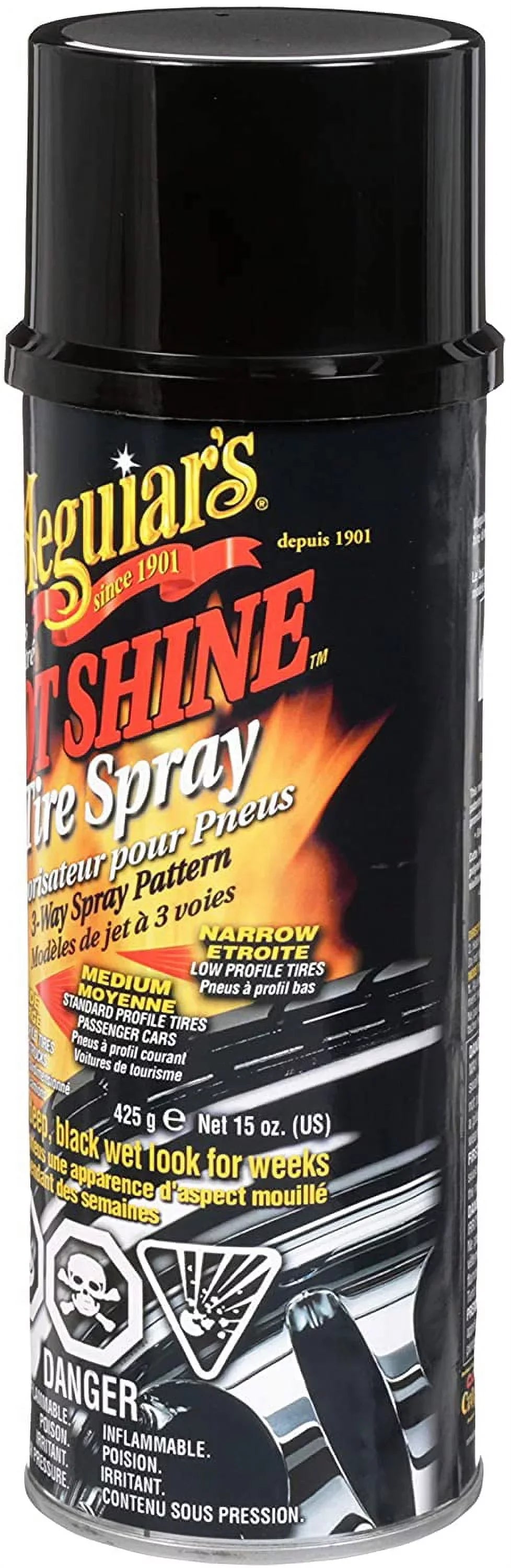 Gloss G13815 Spray - 15 High Hot 3 Coating Meguiar's Shine Can Oz Tire