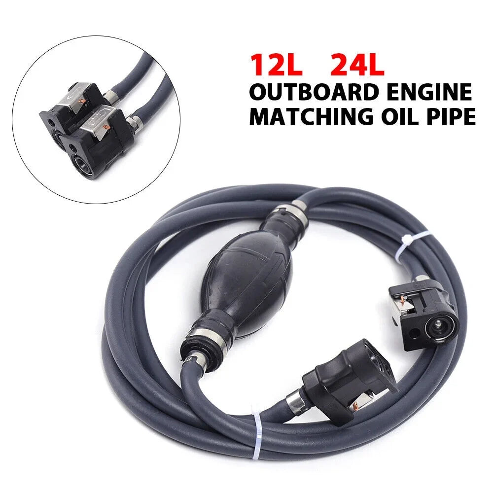 Assembly for Fuel Oil Hose Tube Line Marine Motor Boat air-filled Gas Tank Boat Connector Kayak ZhdnBhnos Outboard