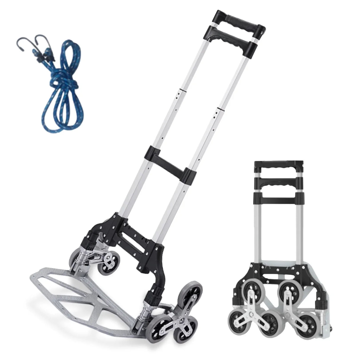 Distribution Warehouse Luggage, Truck Travel, Workplace, Shopping, For Stairs Dolly With Collapsible For Trolley Duty TOPATY | Moving Wheels Portable | Moving, Folding Heavy
