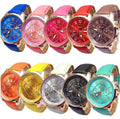Wholesale Watch Numerals Weicam Quartz Pack for 10 Women Girls Unisex Set Wrist Roman Ladies Fashion Watches PU Assorted Analog Leather Men